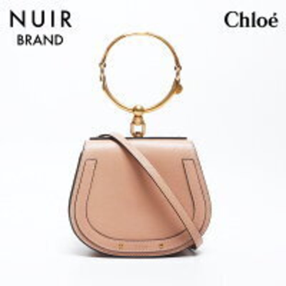 Chloe Nile Bracelet Bag Shoulder Brown